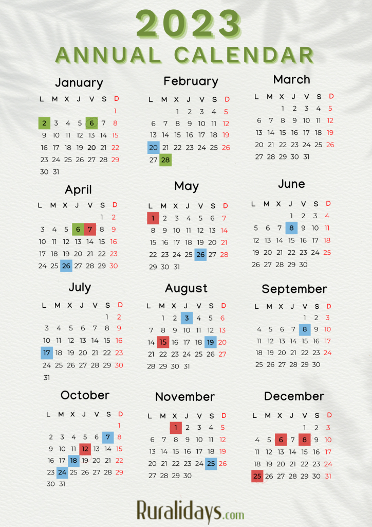 Public Holidays in Spain and Andalucia Calendar 2021 Ruralidays